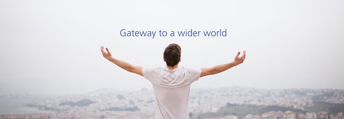 gateway to the world